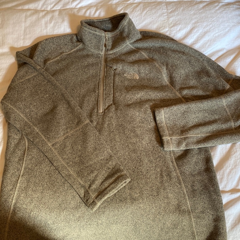The North face 1/4 zip jacket
